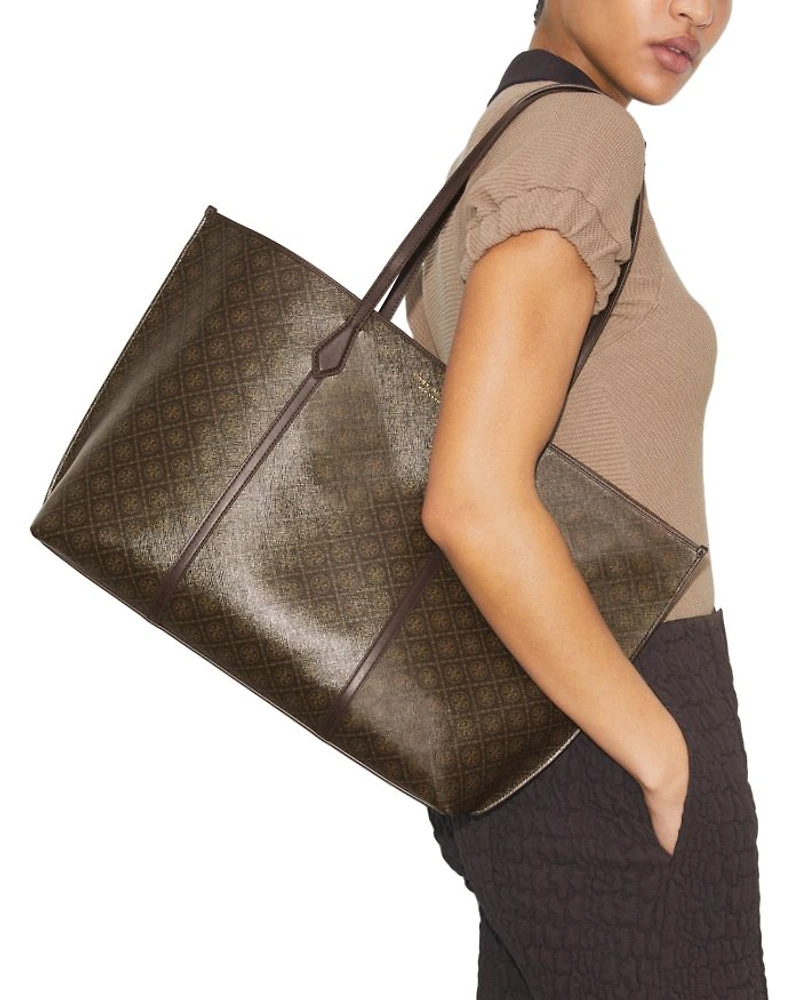 Perry Coated Canvas Tote
