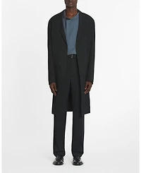 Straight Fit Wool Pants