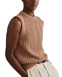 Bryant Crochet Sweater Vest