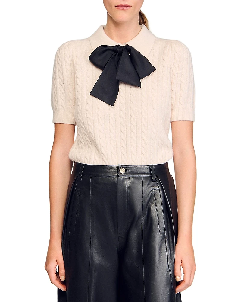 Sandro Polo Neck Knit Sweater