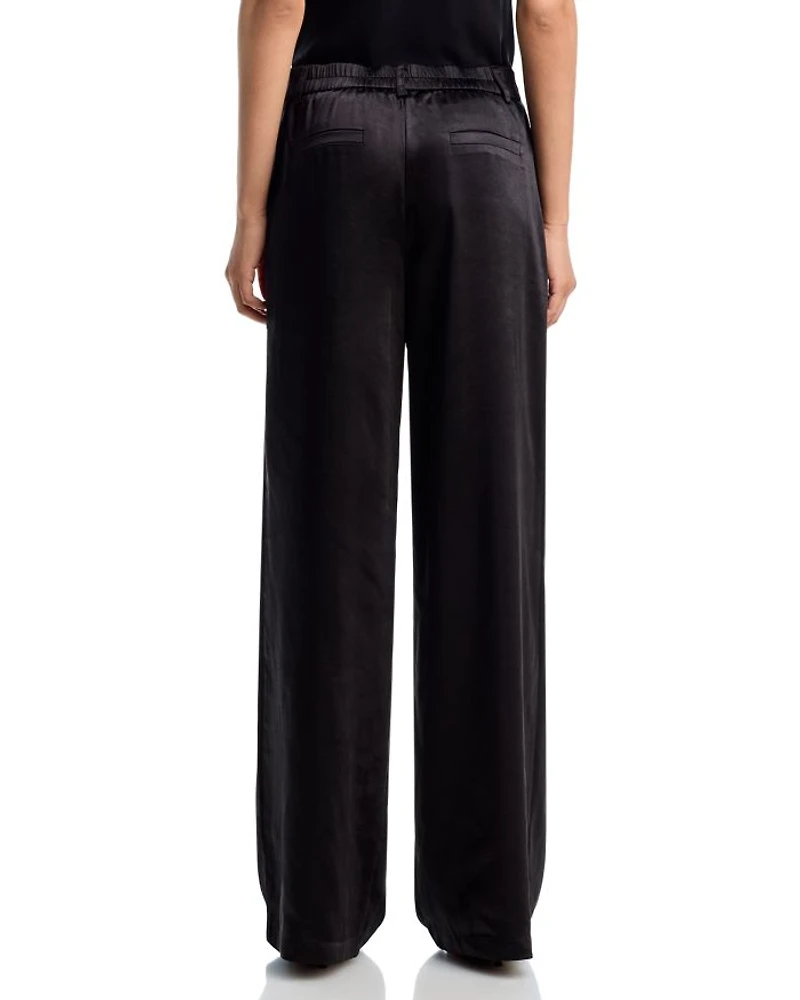 Satin Wide Leg Pants