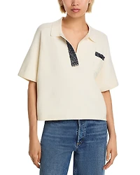 Essentiel Antwerp Knit Polo Top