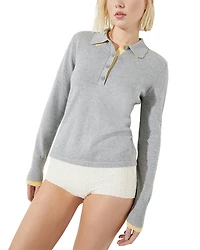 Max & Co. Cotton Cashmere Polo Sweater