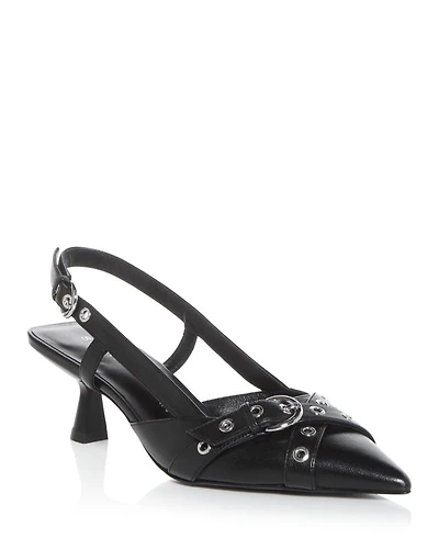 Women's Supermoto Slingback Pumps