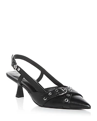 Stuart Weitzman Women's Supermoto Slingback Pumps