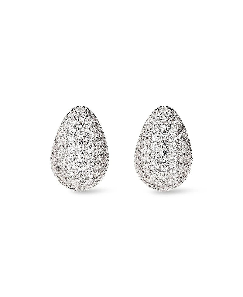 Ana Luisa Brass and Cubic Zirconia Adler Silver Earrings