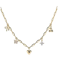Ana Luisa Brass Gold The Everyday Charm Necklace