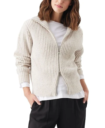 Layla Zip Through Knit Sweater