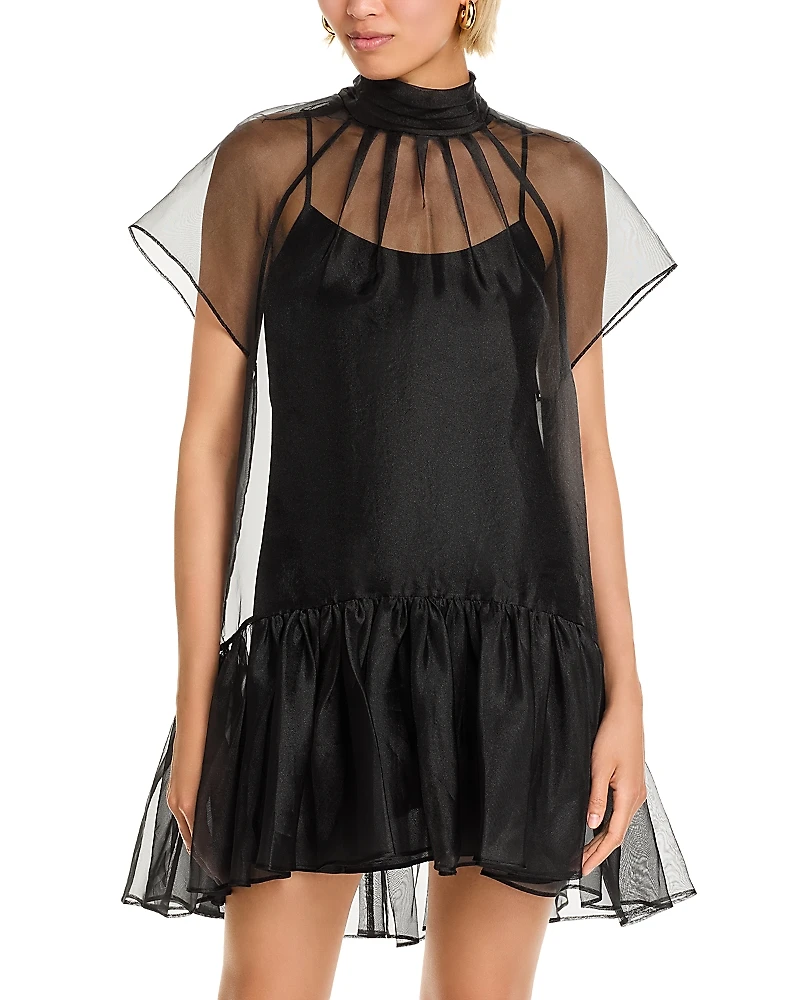 Simkhai Beaux Tiered Mini Dress
