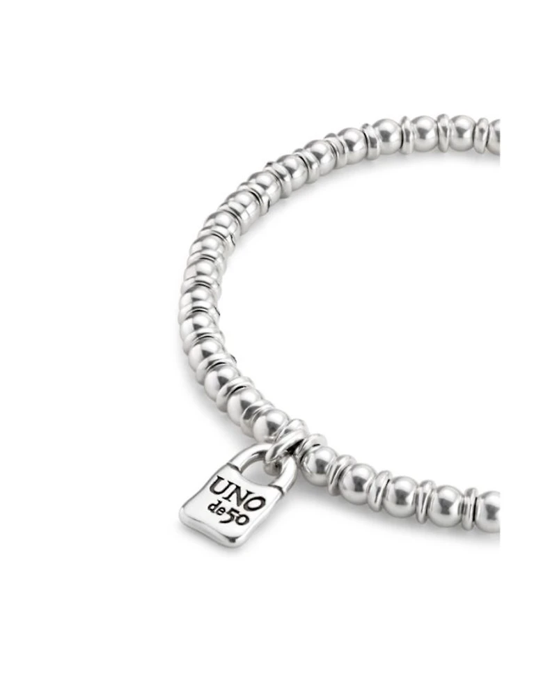 Sterling Silver Plated with Padlock Charm Necklace