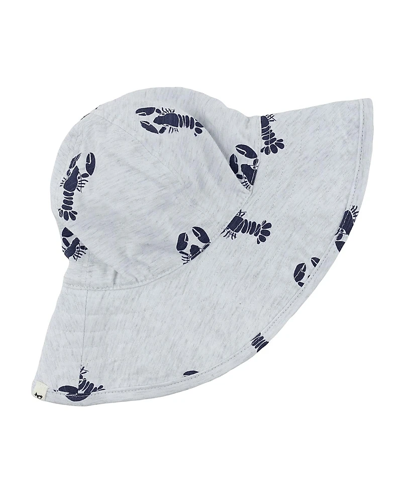 oh baby! Unisex Lobsters Print Slub Sunhat - Baby