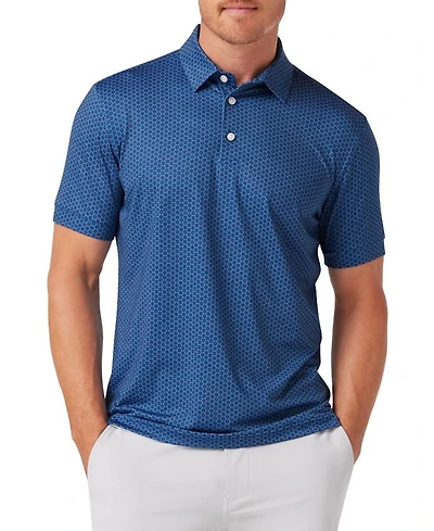 Versa Short Sleeve Polo Set Sail Honeycomb