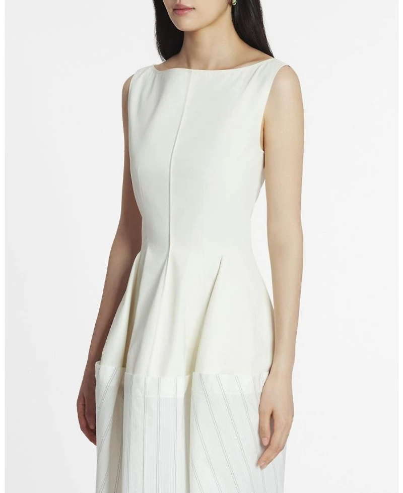 Cotton Peplum Dress