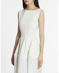 Cotton Peplum Dress