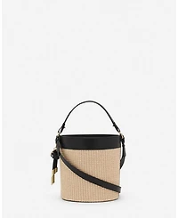 Sequence Raffia Bucket Bag
