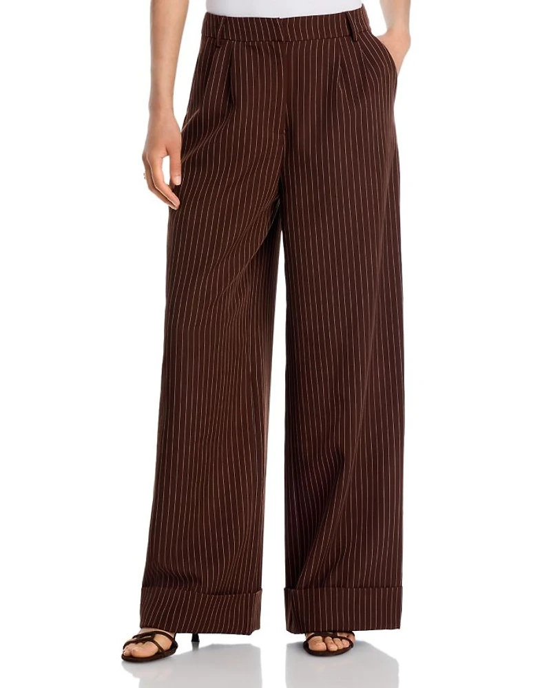 Quinn Pinstriped Pants