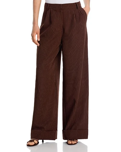 Quinn Pinstriped Pants