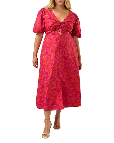 Estelle Plus Aura Falls Twist Front Dress