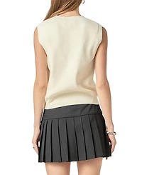 Women's Embo Logo Knit Vest