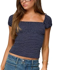 Edikted Stefania Polka Dot Top