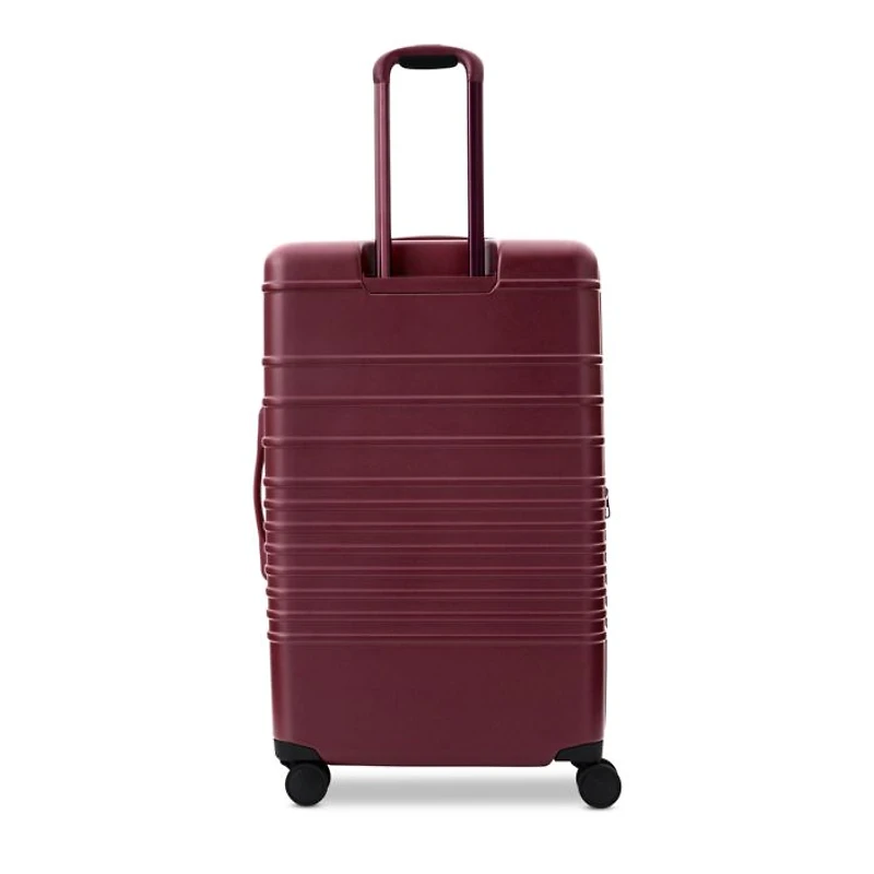 The Large Check in Roller - Burgundy