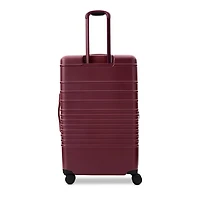 The Large Check in Roller - Burgundy