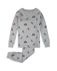 petit lem Boys' Hockey Players Print Pajama Set