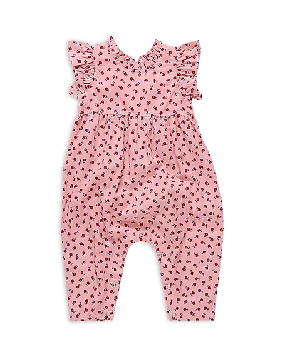 Pink Chicken Girls' Jennifer Poplin Coverall - Baby