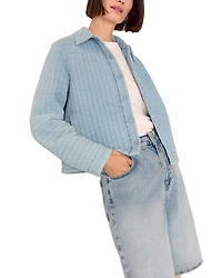Quilted Chambray Jacket