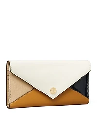 Color Block Envelope Wallet