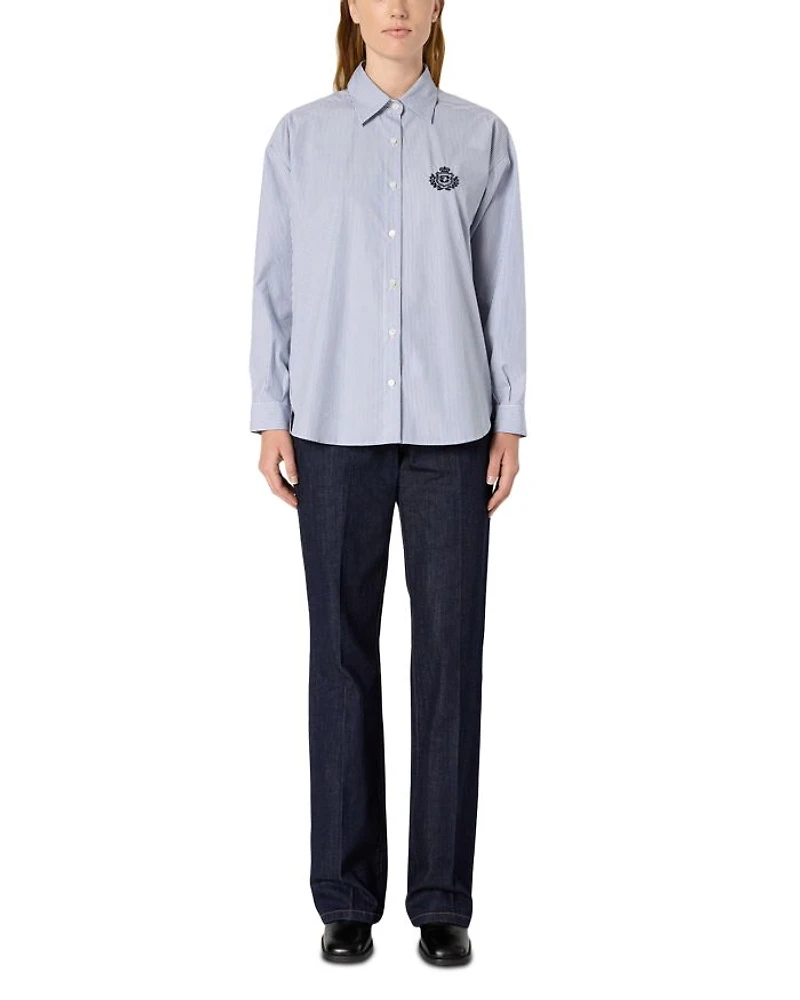 Alison Embroidered Pocket Shirt