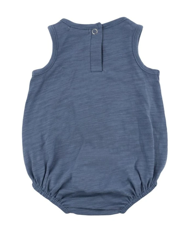 Boys' Slub Bubble - Baseball Applique Baby