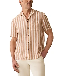 Faherty Palma Printed Camp Shirt