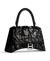 Hourglass Handbag Crushed Effect