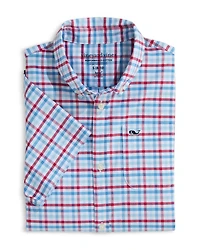 Boys' Road Town Tattersall Performance Short Sleeve Shirt