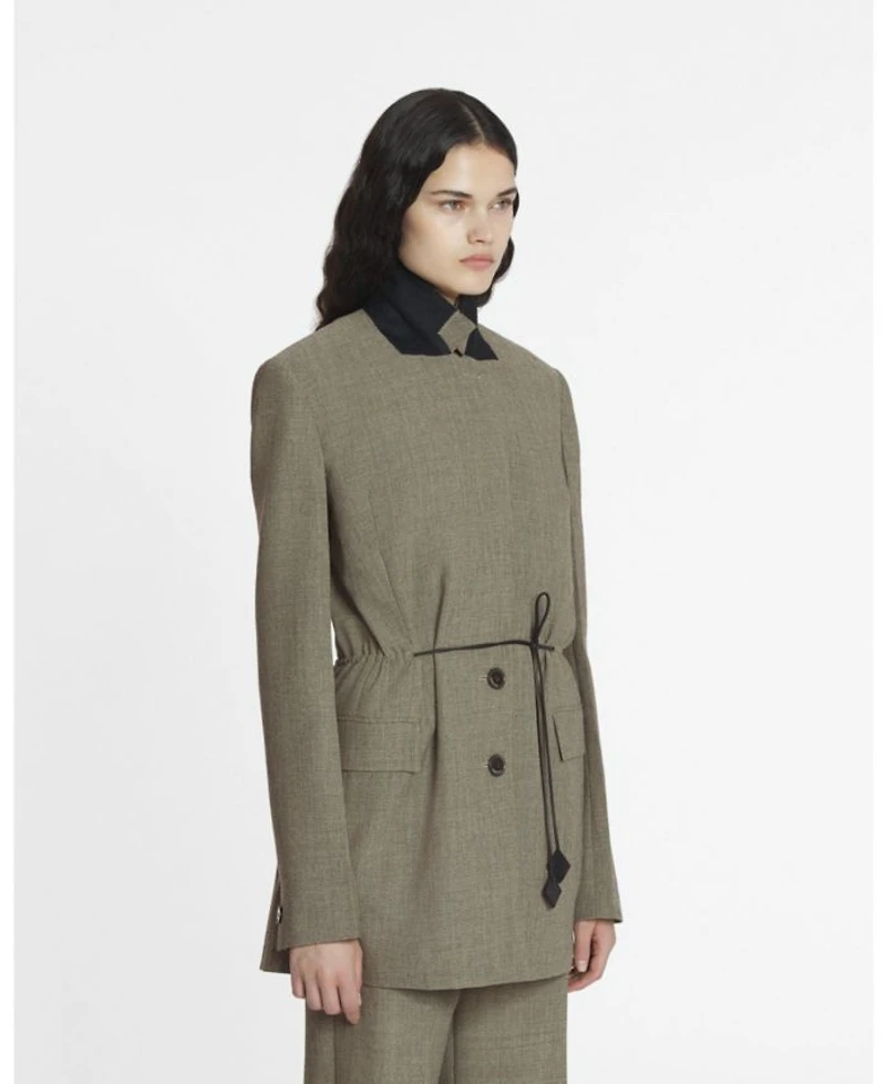 Belted Wool Jacket
