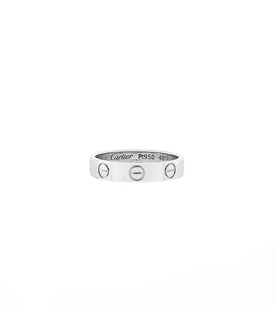 Pre-Owned Cartier Love Wedding Band Ring Platinum