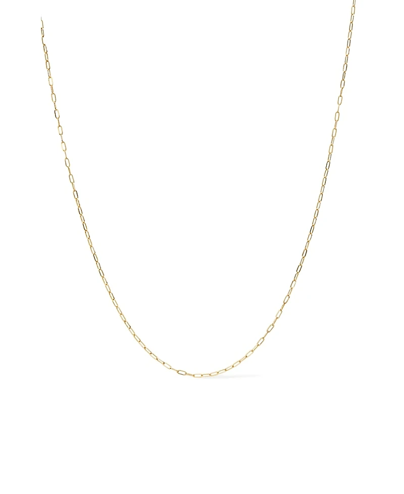 Ana Luisa Solid Gold Paperclip Chain Necklace