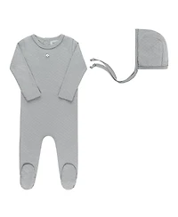 Ely's & Co. Unisex Heart and Star Button Pointelle Collection