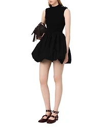 Bubble Hem Mini Dress