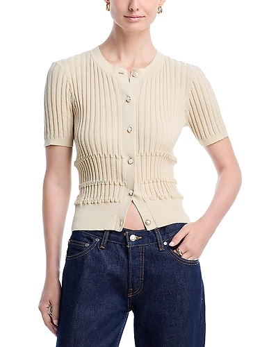 rag & bone Stacey Short Sleeve Cardigan
