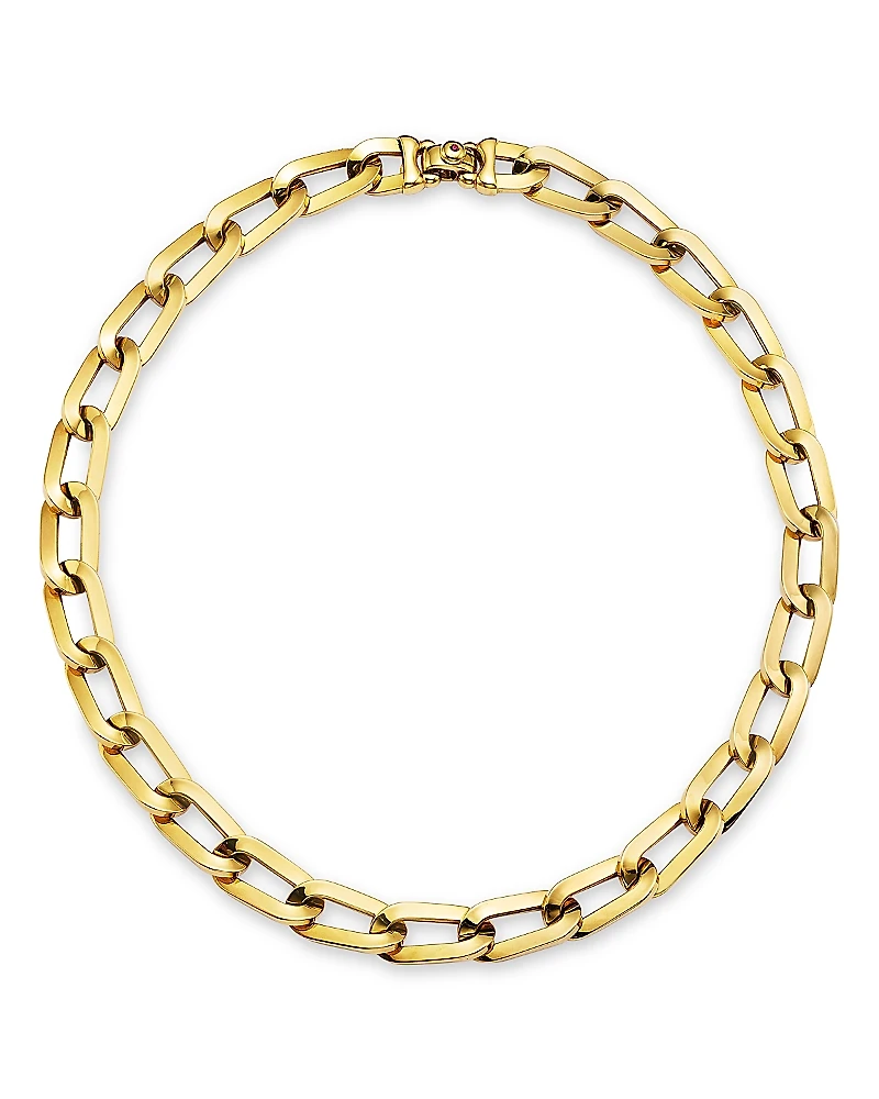 Roberto Coin 18K Gold Chunky Link Collar Necklace, 17