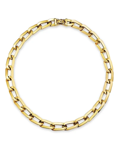 Roberto Coin 18K Gold Chunky Link Collar Necklace, 17