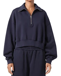 Agolde Bethan Quarter Zip Sweatshirt