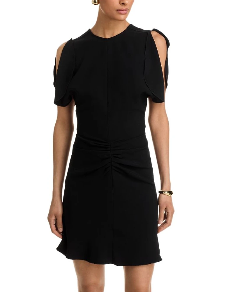 Gathered Waist Mini Dress
