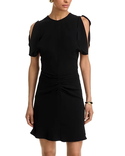 Gathered Waist Mini Dress