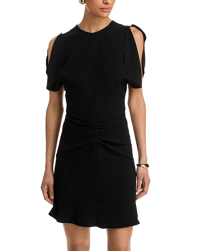 Victoria Beckham Gathered Waist Mini Dress