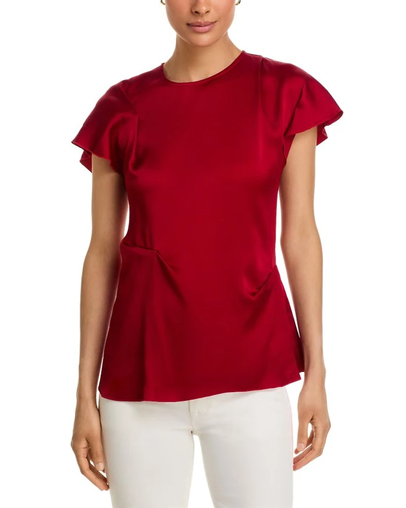 Pleat Detail Top