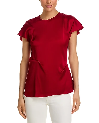 Victoria Beckham Pleat Detail Top