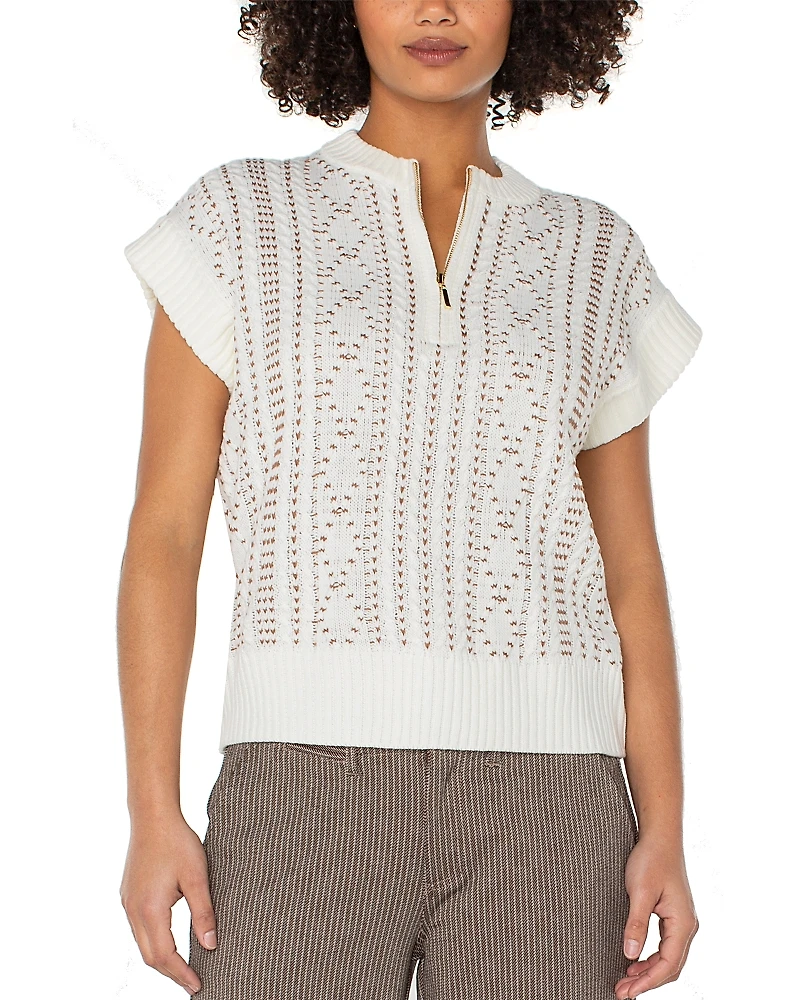 Liverpool Los Angeles Cap Sleeve Sweater